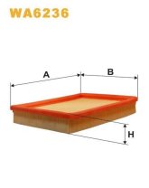Фільтр повітряний OPEL WA6236/AP071 (вир-во WIX-FILTERS UA)