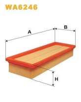 Фільтр повітряний PEUGEOT WA6246/AP080 (вир-во WIX-FILTERS UA)