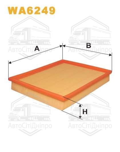 Фільтр повітряний OPEL WA6249/AP082 (вир-во WIX-FILTERS UA)