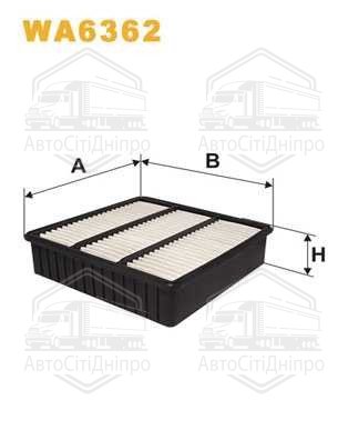 Фільтр повітряний MITSUBISHI COLT WA6362/AP175 (вир-во WIX-FILTERS)