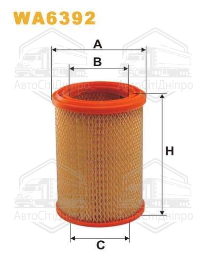 Фільтр повітряний WA6392/211 (вир-во WIX-FILTERS)