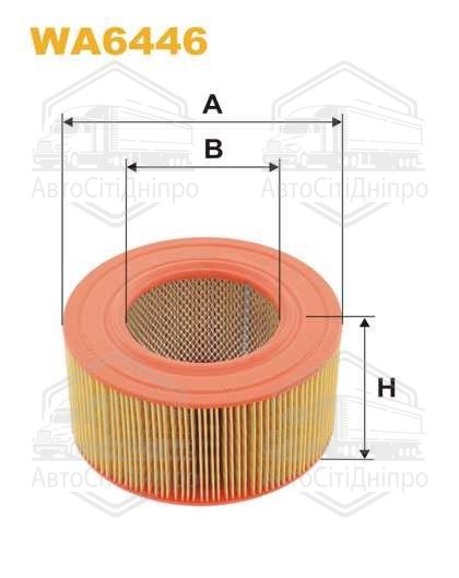 Фільтр повітряний WA6446/AR266 (вир-во WIX-FILTERS)
