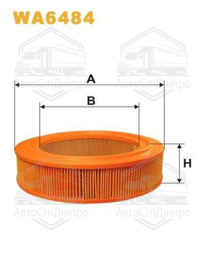 Фільтр повітряний ГАЗ (ЗМЗ 402) (3102-1109013) (вир-во WIX-FILTERS UA)