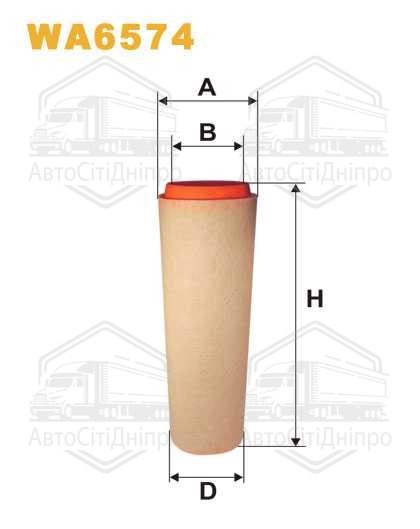 Фільтр повітряний BMW WA6574/AK362/1 (вир-во WIX-FILTERS)