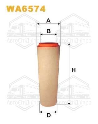Фільтр повітряний BMW WA6574/AK362/1 (вир-во WIX-FILTERS)