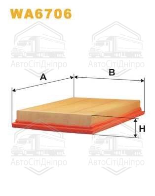 Фільтр пов. FORD  (вир-во WIX-Filtron) WA6706/AP192