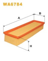 Фільтр повітряний CITROEN BERLINGO WA6784/AP130/8 (вир-во WIX-FILTERS)