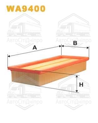 Фільтр повітряний WA9400/AP022/1 (вир-во WIX-FILTERS)