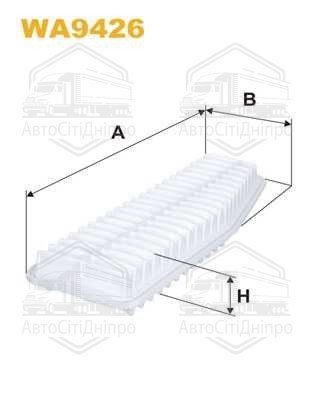 Фільтр повітряний TOYOTA PREVIA 2.4i WA9426/AP142/5 (вир-во WIX-FILTERS)