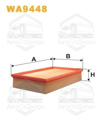 Фільтр повітряний VW T5 WA9448/AP157/4 (вир-во WIX-FILTERS UA)