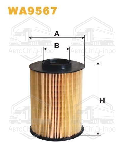 Фільтр повітряний WA9567/AK372/1 (вир-во WIX-FILTERS)