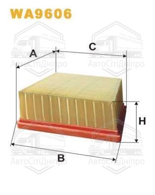 Фільтр повітряний WA9606/AP151/5 (вир-во WIX-FILTERS)