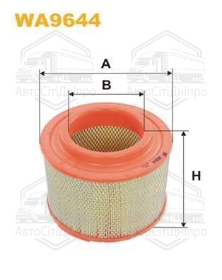 Фільтр повітряний TOYOTA HILUX/FORTUNER 2.5D 05- (вир-во WIX-FILTERS)