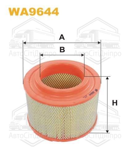 Фільтр повітряний TOYOTA HILUX/FORTUNER 2.5D 05- (вир-во WIX-FILTERS)