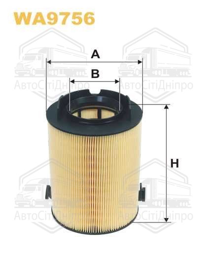 Фільтр повітряний SEAT, SKODA, VW (вир-во WIX-FILTERS)