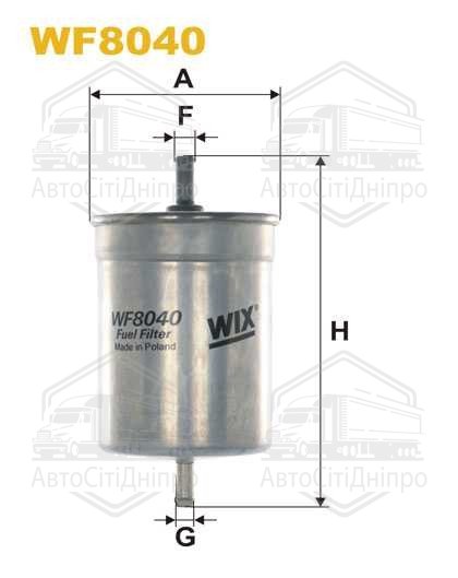 Фільтр палив. BMW. PEUGEOT, RENAULT WF8040/PP836 (вир-во WIX-FILTERS)