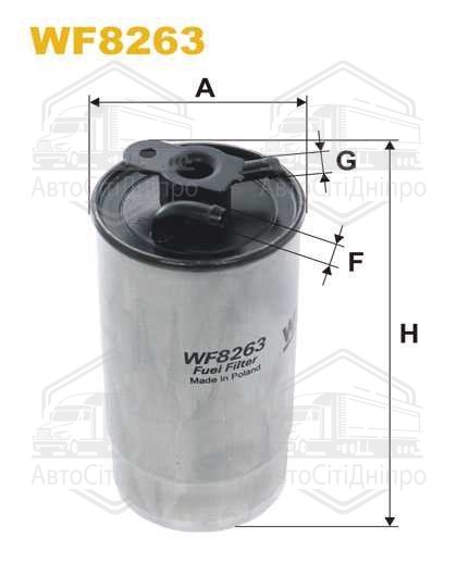 Фільтр паливний BMW Serie 3,5, Serie X5 (E53); Landrover (вир-во WIX-FILTERS)