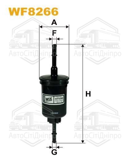 Фільтр палив. FORD FIESTA WF8266/PS865/4 (вир-во WIX-FILTERS)