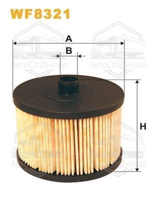 Фільтр палив. WF8321/PE816/5 (вир-во WIX-FILTERS)