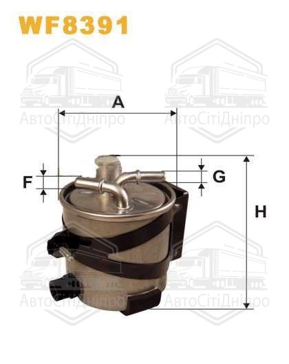 Фільтр палив. WF8391/980/6 (вир-во WIX-FILTERS)