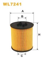 Фільтр масляний двигуна OPEL ASTRA WL7241/OE648/2 (вир-во WIX-FILTERS)
