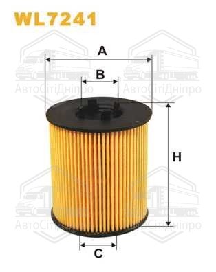 Фільтр масляний двигуна OPEL ASTRA WL7241/OE648/2 (вир-во WIX-FILTERS)