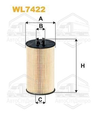 Фільтр масляний двигуна OPEL WL7422/OE648/6 (вир-во WIX-FILTERS)