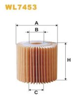 Фільтр масляний двигуна WL7453/OE685/1 (вир-во WIX-FILTERS)