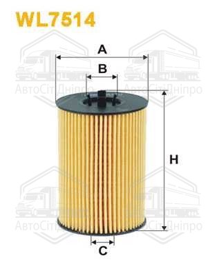Фільтр масляний двигуна VW GOLF VII, SKODA OCTAVIA III 1.6-2.0 TDI 13- (вир-во WIX-FILTERS)