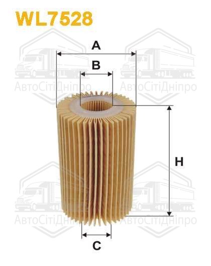 Фільтр масляний двигуна Lexus LX, Toyota Land Cruiser (вир-во WIX-FILTERS)