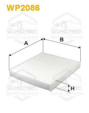 Фільтр салону Seat Ibiza V; Skoda Fabia II; VW Polo V (вир-во WIX-FILTERS)