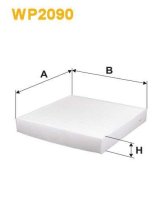 Фільтр салону FIAT 500, PANDA 07- (вир-во WIX-FILTERS)