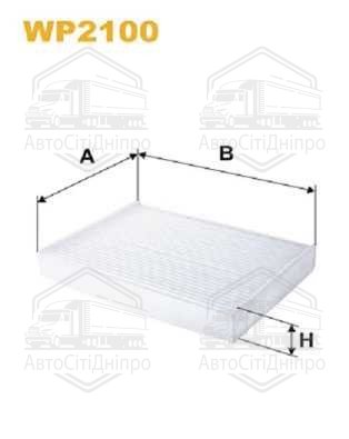 Фільтр салону Dacia; Renault (вир-во WIX-FILTERS)