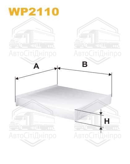 Фільтр салону RENAULT LOGAN II, MCV II, CAPTUR 13- (вир-во WIX-FILTERS)