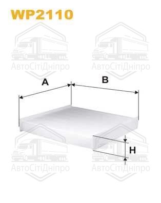 Фільтр салону RENAULT LOGAN II, MCV II, CAPTUR 13- (вир-во WIX-FILTERS)
