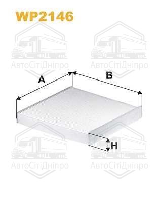 Фільтр салону FORD TRANSIT 06- (вир-во WIX-FILTERS)
