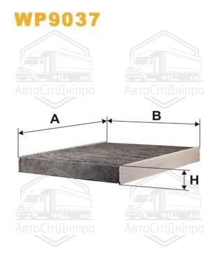 Фільтр салону SKODA FABIA (вугільний) WP9037/K1079A (вир-во WIX-FILTERS)