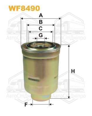 Фільтр салону WP9165/K1154A вугільний (вир-во WIX-FILTERS)