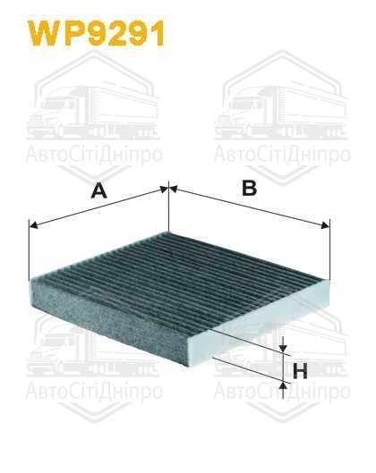 Фільтр салону Lexus; Subaru; Toyota вугільний (вир-во WIX-FILTERS)