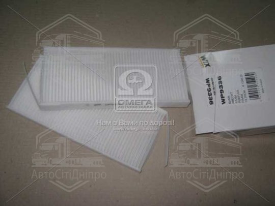 Фільтр салону OPEL MOVANO, RENAULT KANGOO 08- (2шт.) (вир-во WIX-FILTERS)