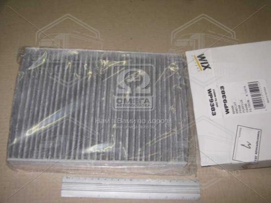 Фільтр салону RENAULT SCENIC III 09-, TRAFIC III 14-вугільний (вир-во WIX-FILTERS)