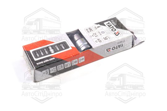 Набір викруточних насадок: "SPLINE", L = 30, 75 мм, адаптер 1/2". 6 шт. [24/72], шт(Y