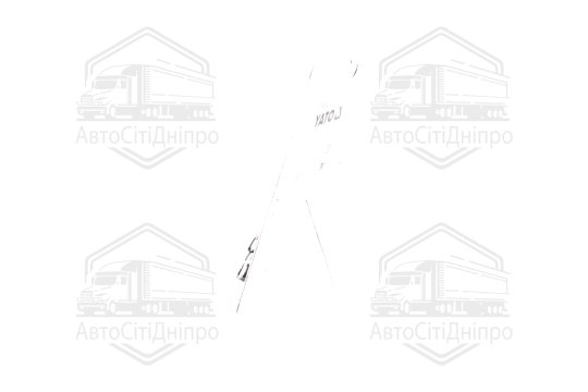 Тримач викруткових насадок, магнітний, двосторонній: 1/4", кут-90°, l = 105 мм, (YATO)