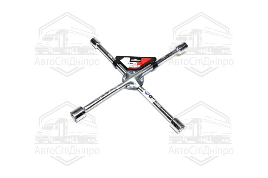 Ключ хрестоподібний. для коліс укріплений, М17х19х21х22 мм (VOREL)