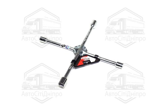 Ключ хрестоподібний. для коліс укріплений, М17х19х21х22 мм (VOREL)