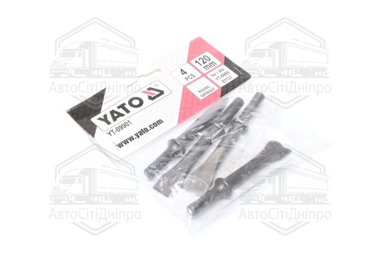 Набір із 4 зубил для пневмомолотка (YATO )