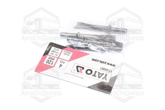 Набір із 4 зубил для пневмомолотка (YATO )