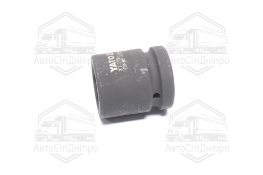 Головка торцева 6-гранна ударна YATO: М = 33 мм, квадрат 1", L = 61 мм (YATO)