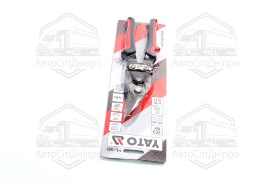 Ножиці по металу YATO "профі" : L= 250 мм, ліві [6/36](YATO)