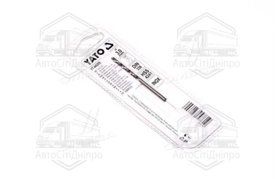 свердло по металу premium до нерж та високоліг сталі, лиття 3 х 60 мм hss 4241(YATO )